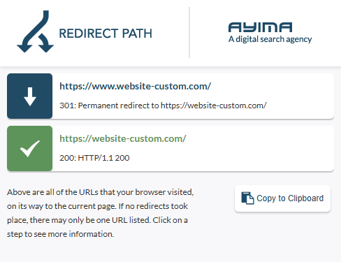 - Well建站 | 唯二建站 Redirect path 检测301重定向截图