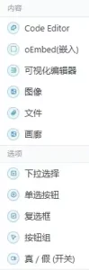 ACF Pro支援的欄位2