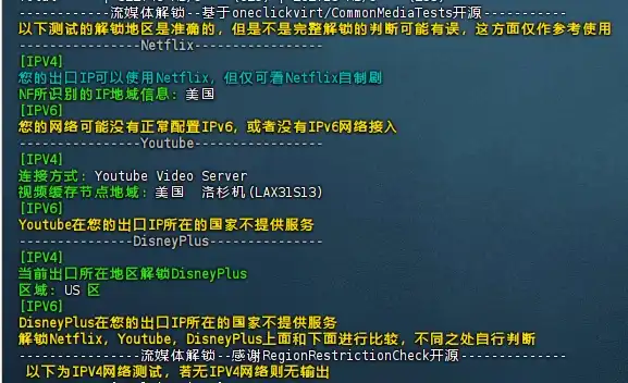 spiritLHLS VPS检测脚本测试结果2