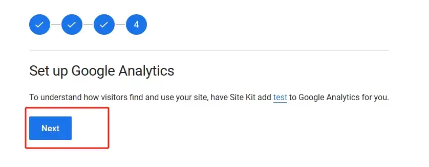 Set up Google Analytics