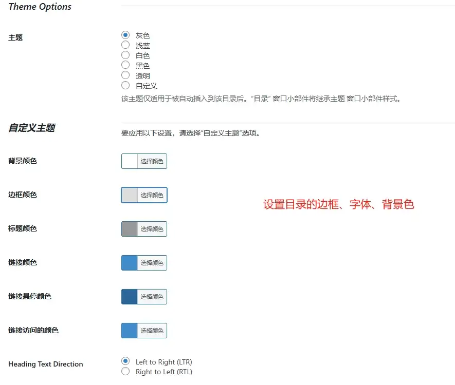 设置文章目录 - 目录样式