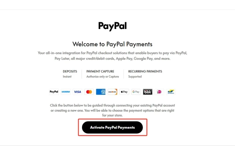 連結PayPal帳戶