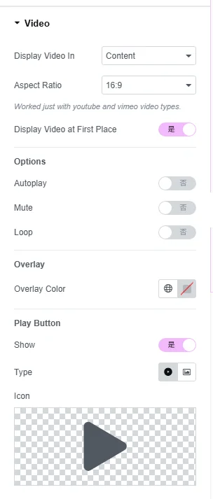 - Well建站 | 唯二建站 Jet Product Gallery 元素在Elementor中设置视频样式